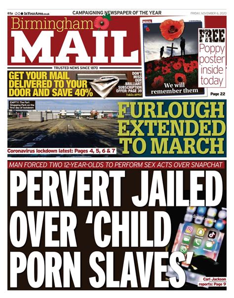 Birmingham Mail November Newspaper Get Your Digital Subscription