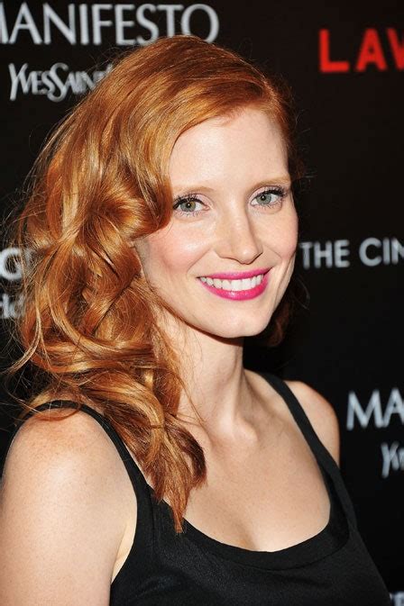 Think Redheads Can T Pull Off BRIGHT Pink Lipstick Jessica Chastain