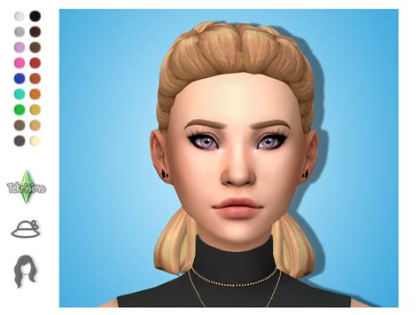 Sims 4 Hairs The Sims Resource Katie Hair By Tekrisims