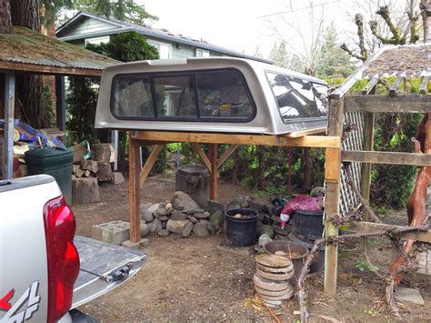 Truck Canopy Removal And Storage Project Truck Canopy Cool Campers