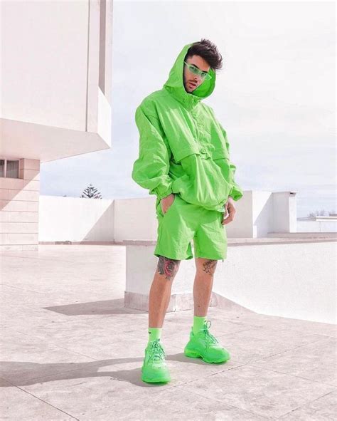 Goteo Rave Outfits Men Neon Outfits Streetwear Men Outfits