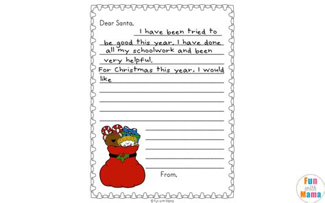 Make a list of 5 really bad christmas presents. Free Printable Christmas Worksheets - Fun with Mama