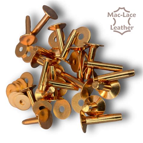 Copper Rivets 8 Gauge 16mm Pk Of 20 Mac Lace Leather Buy Online