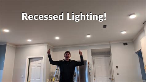 How To Install Recessed Lighting Youtube