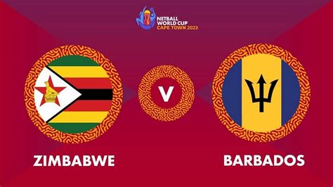 Bbc Sport Netball World Cup 2023 Zimbabwe V Barbados