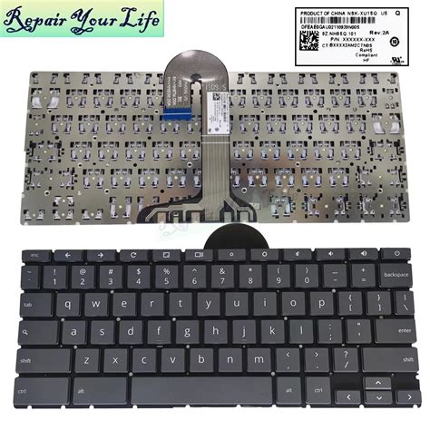 English Laptop Keyboard For Hp Chromebook 9znh8sq101 Nsk Xu1sq