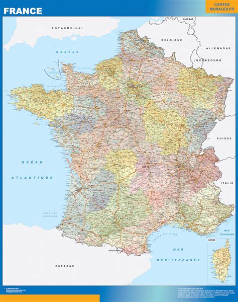 Mapa De Francia Politico Grande Mapasmurales Com