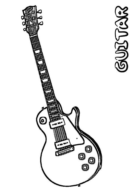 With online printable coloring pages, you never ever have to maintain volumes of coloring books around. 25 Colorful Guitar Coloring Pages For Your Little Ones ...