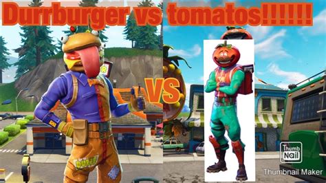 Burgers Vs Tomatos Fortnite Youtube