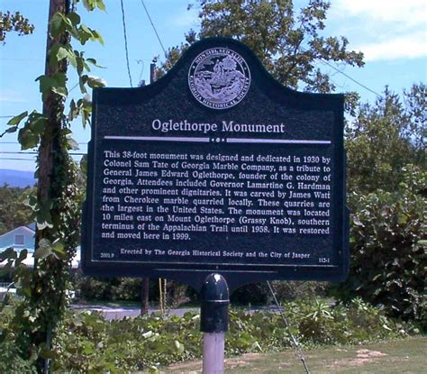 Oglethorpe Monument Georgia Historical Society