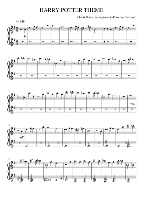 Harry Potter Theme Song Flute Music Sheet Northwestcopax