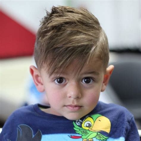 With line haircut deserves to be ranked among the top toddler's boy haircut for a long time. 50+ Cute Toddler Boy Haircuts Your Kids will Love