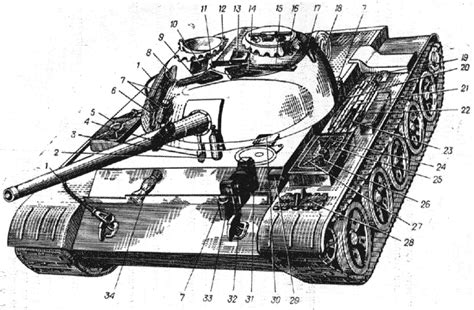 Руководство по материальной части и эксплуатации танка Т 54