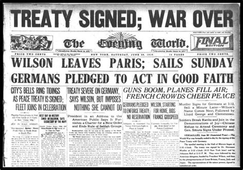 Treaty Of Versailles End Of A World War Or Cause Of Another Denver