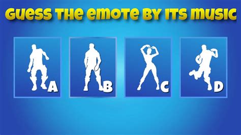 Guess The Fortnite Dance By Its Sound Video 1 Fortnite Quiz Youtube
