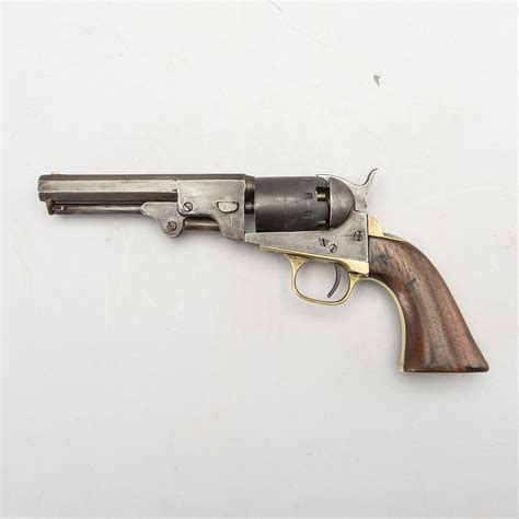 A Manhattan Navy Percussion Revolver In Cal 36 19th Century Mid