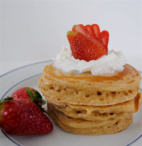 There is no rival for homemade strawberry sauce. Yummy strawberry shortcake pancakes - Emily Roach Wellness