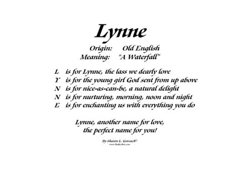Meaning Of Lynne Lindseyboo