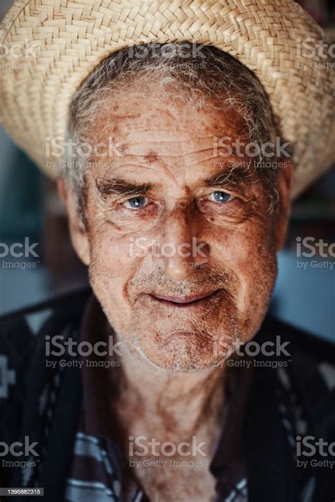 Portrait Of A Smiling Old Man Stock Photo Download Image Now Senior