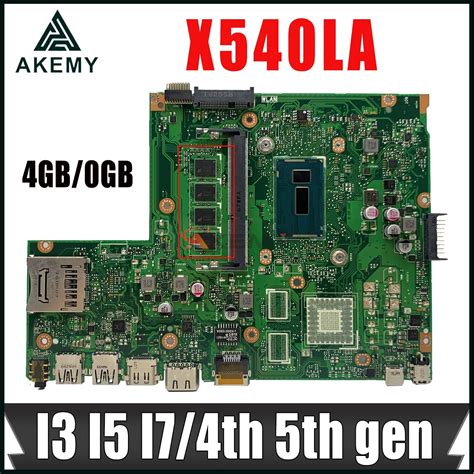 X540la Mainboard For Asus X540l F540l X540lj Laptop Motherboard 4g Ram