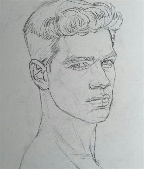 Man Face Drawing Male Face Drawing Sketches Drawing People