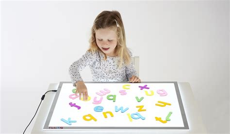 Tickit Rainbow Alphabet Pack Of 26 Acrylic Plastic Lowercase Letters
