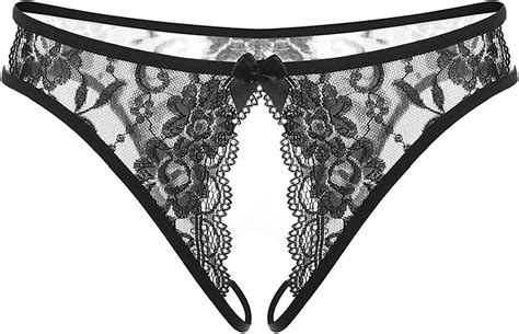 Bibilili Crotchless Panties For Women For Sex Open Crotchless Lace See