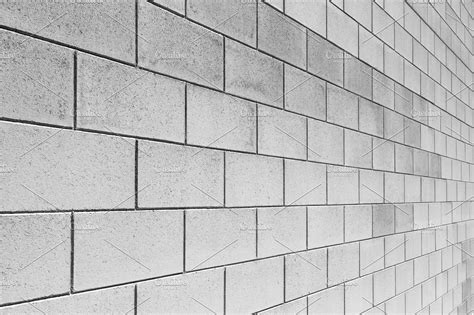 Angle Of White Brick Wall High Quality Abstract Stock Photos