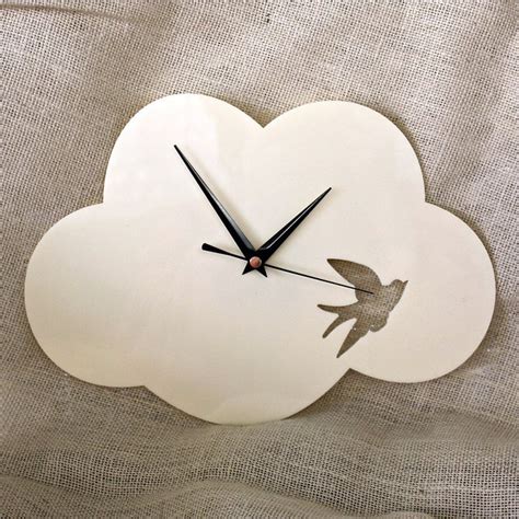 Cloud Clock Contemporary Clocks By Red Revival