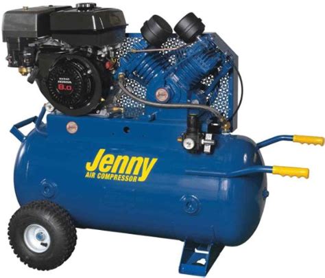Jenny Compressors G9hga 30p 8 Hp 30 Gallon Tank Gas Powered Single