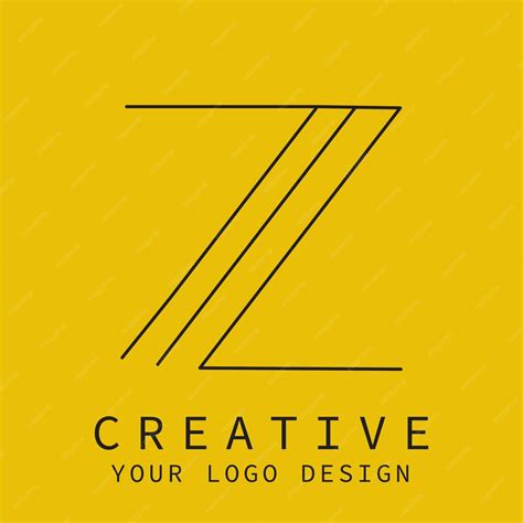 Premium Vector Z Letter Logo Minimal Logo Z Letter Logo With Black