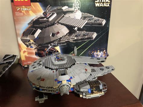 Finally Finished The Original Millennium Falcon Lego Such A Fun Build R Legostarwars