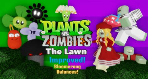 Plants Vs Zombies The Lawn Improved Roblox