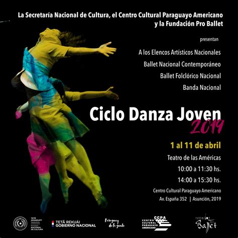 Flyer Danza Joven 2019 Secretaría Nacional De Cultura