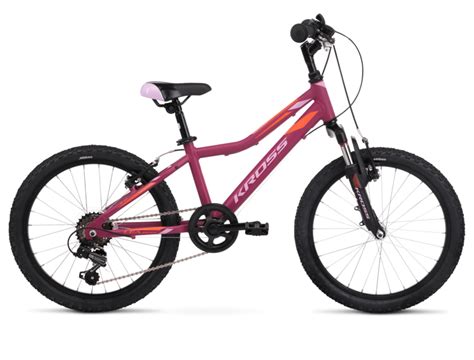 Rower Dla Dziewczynki Kross 2020 Lea Mini 20 Różowy Pomarańczowy