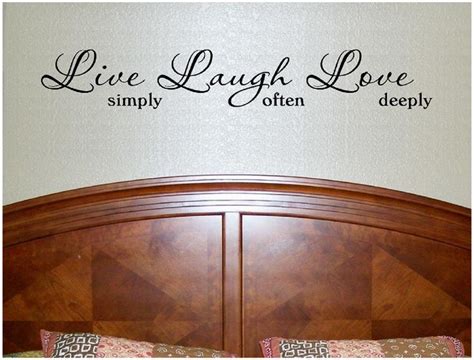 Live Simply Laugh Often Love Deeply Wall Decal By Divinedesignsartwv On Etsy Wall Decals