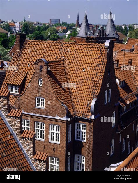 Geography Travel Germany Schleswig Holstein Lubeck Buildings