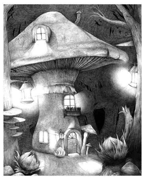 Forest Mushroom Mushroom Forest By 0bsidian On Deviantart Fairy
