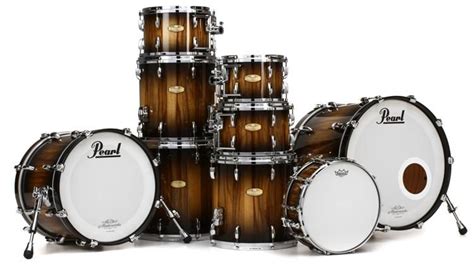 Pearl Masterworks Studio Exotic 9 Piece Shell Pack With Snare Drum