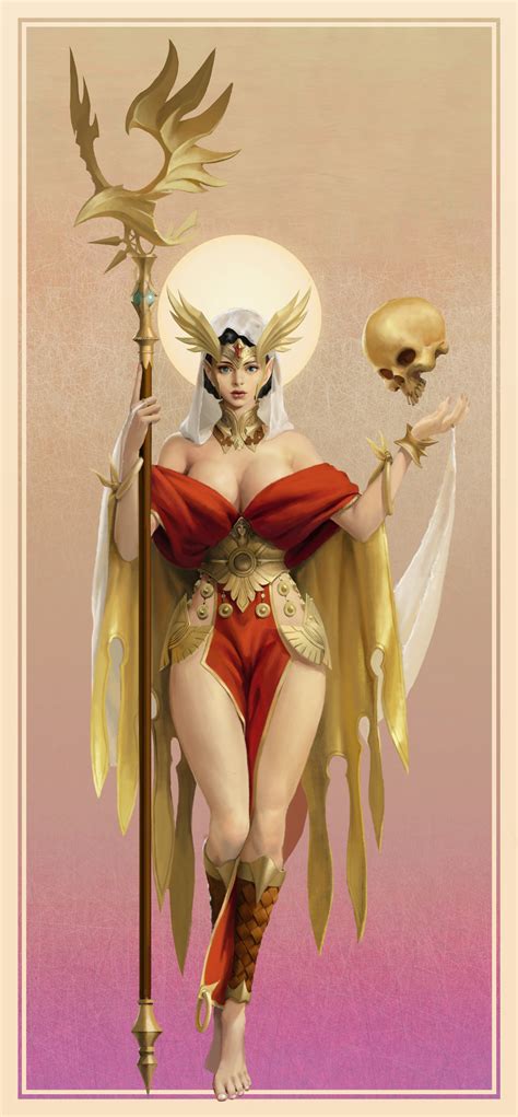 Artstation Valkyrie Goddess Lee Dong Sub Fantasy Female Warrior
