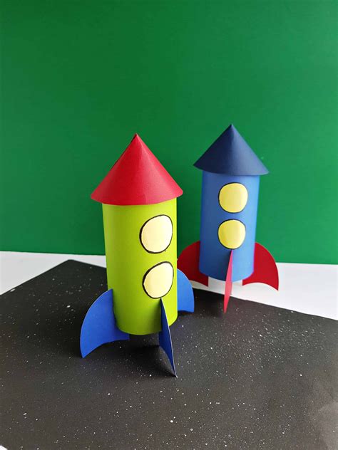 Homemade Rocket Craft For Kids Rocket Craft Space Crafts Crafts