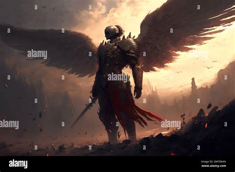 Archangel saint michael drawing hi-res stock photography and images - Alamy