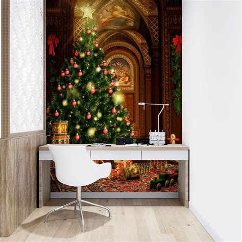 3d Christmas Tree 1117 Wall Murals Aj Wallpaper