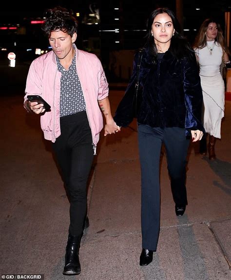 Camila Mendes And Rudy Mancuso Hold Hands After Leaving Pre Grammys Party In Los Angeles