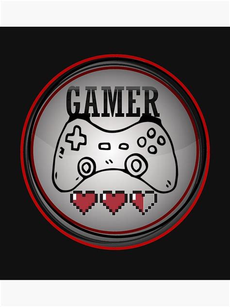 Gamer Life Poster For Sale By Rabelloprojetc Redbubble