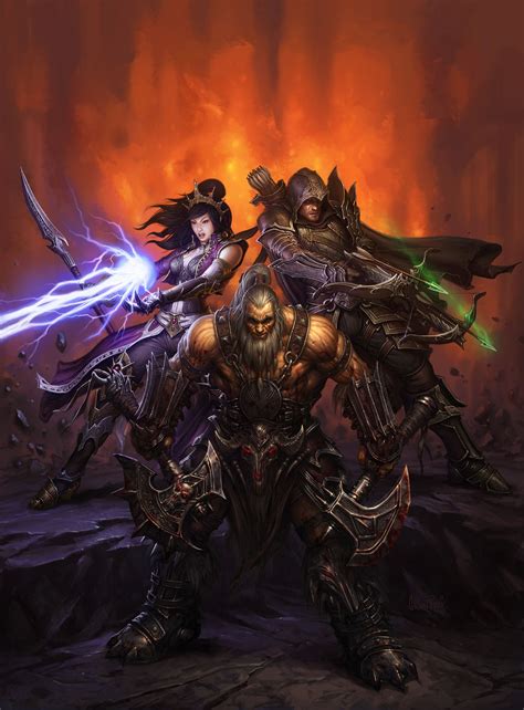 Sorceress Assassin Barbarian Diablo Art Diablo Diablo Characters