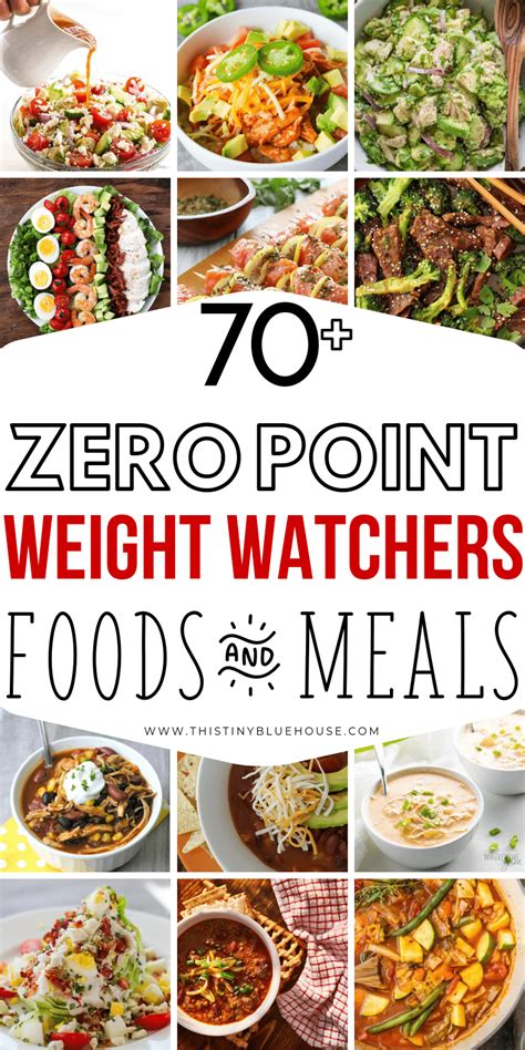 This is a free grocery list of zero points foods from weight watchers. 75 Zero Point Weight Watchers Food Ideas - This Tiny Blue ...