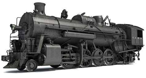 Steam Locomotive Train 3d Model By 3d Horse