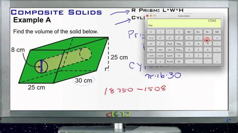 Composite Solids Examples Basic Geometry Concepts Youtube