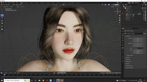 3D Model Naked Japanese Girl Game Ready VR AR Low Poly CGTrader